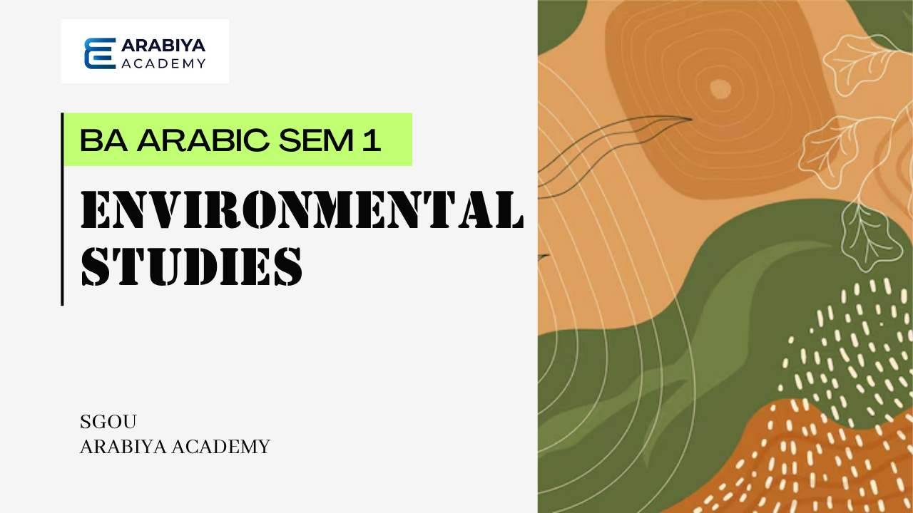 Environmental Studies (B21ES01AC)